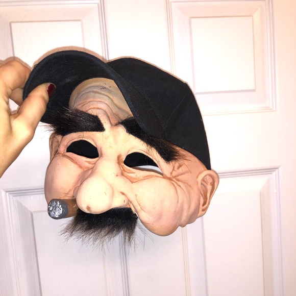 STAN THE MAN , HALLOWEEN MASK , MAN SMOKING - Picture 2 of 5